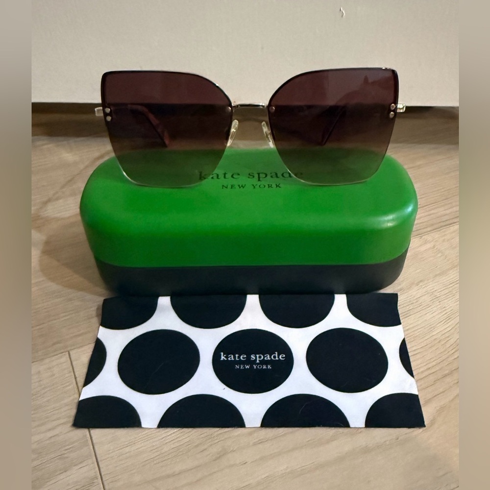 Kate Spade Chic Brown Sunglasses NWT
